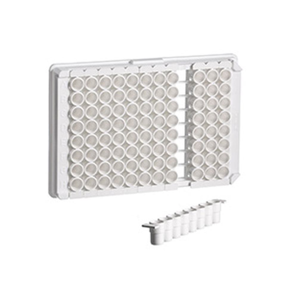 LIA-PLATE, WHITE, MED.BIND 1X8F-SB-STRIP