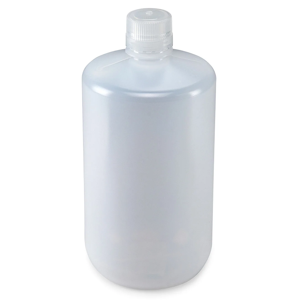 Bottle, Narrow Mouth, LDPE Bottle, Attached PP Screw Cap, 2 Litres (0.5 Gallons) - CS/6