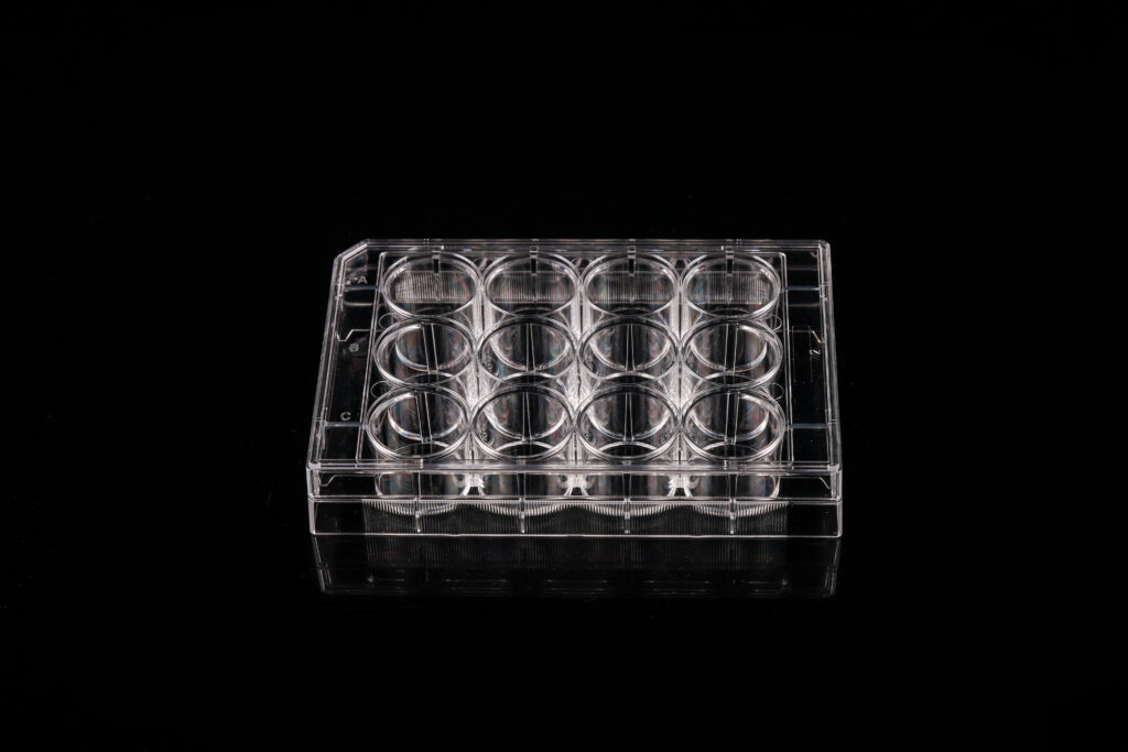 12 Well Cell Culture Plate, Flat, TC, sterile 1/pk, 50/cs