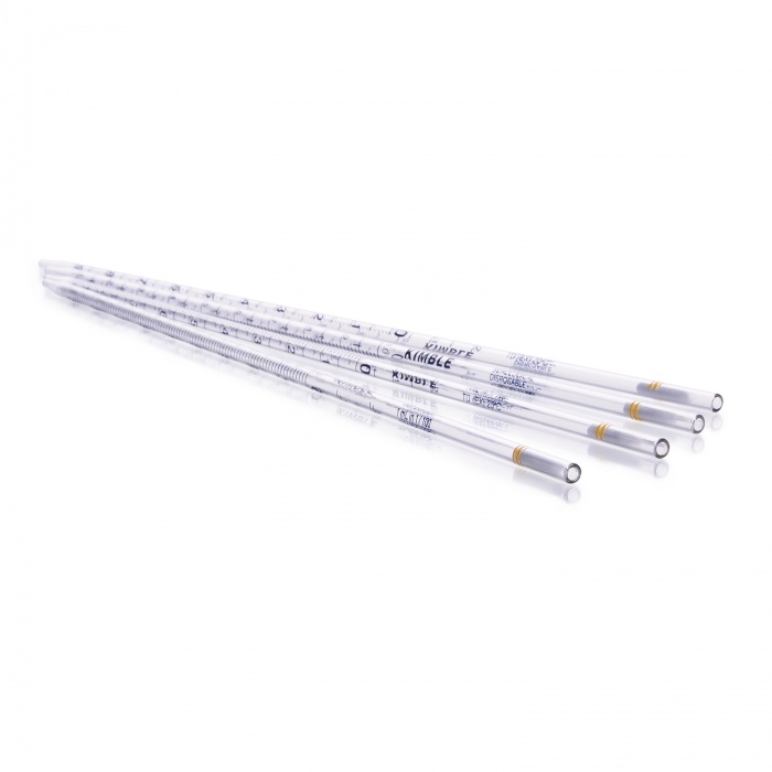 Sterile Disposable Glass TD Color-Coded Serological Pipette Single,RED,1ML