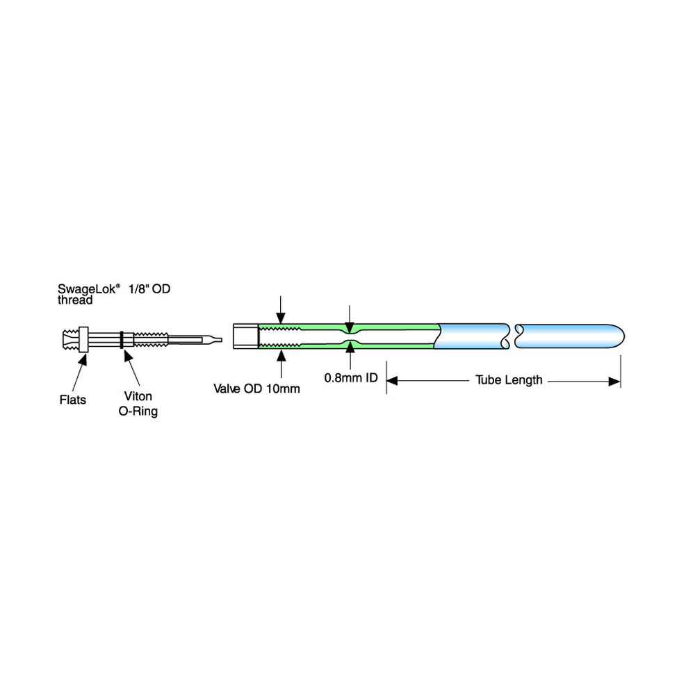 4MM THIN WALL SUPRASIL EPR TUBE SEALED TO PRESSURE