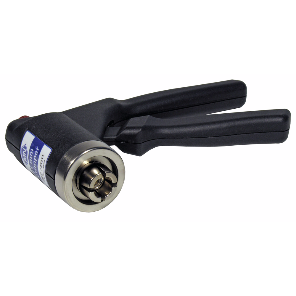 Manual crimper (ergonomic) 11 mm Aluminium Cap