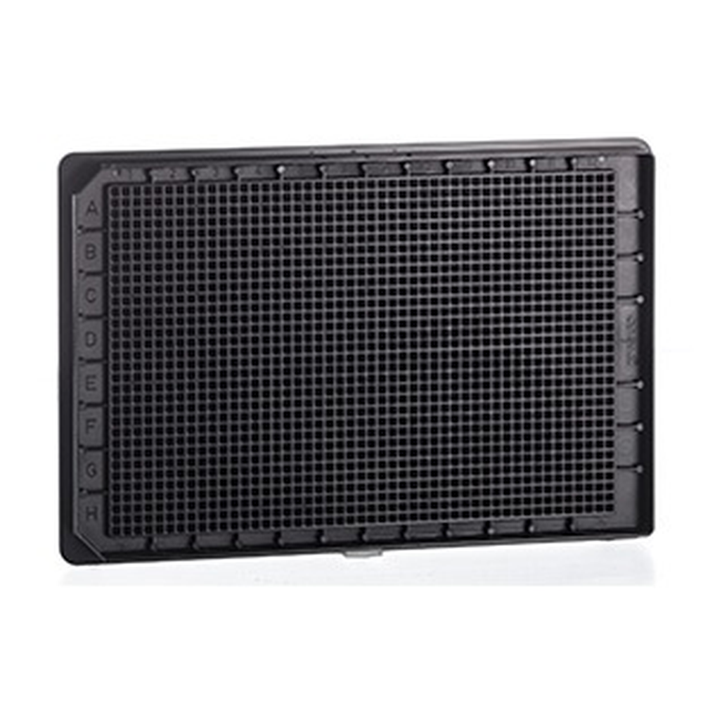 1536 WELL PLATE, BLACK LOBASE, MED. BIND