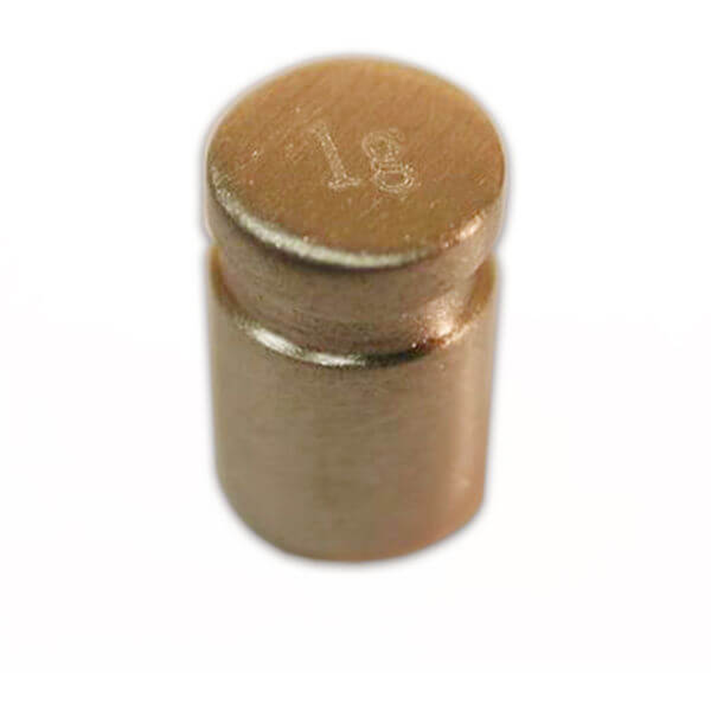 Weight, 1g, ASTM 6, CYL, Body