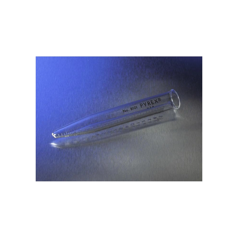 PYREX 50mL Conical Centrifuge Tube with Black Graduations, Beaded Rim