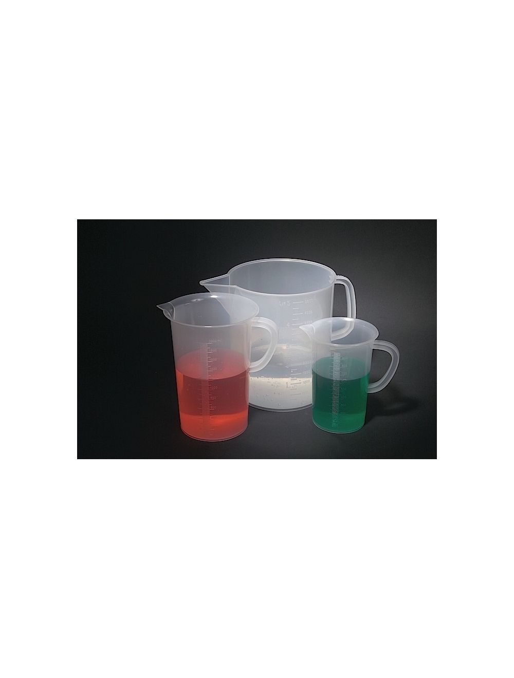 Beakers With Handle, Tall Form, PP, 1000Ml