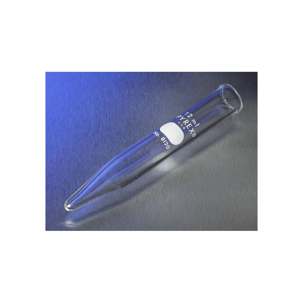 PYREX 12mL Heavy Duty Conical Centrifuge Tube, Beaded Rim