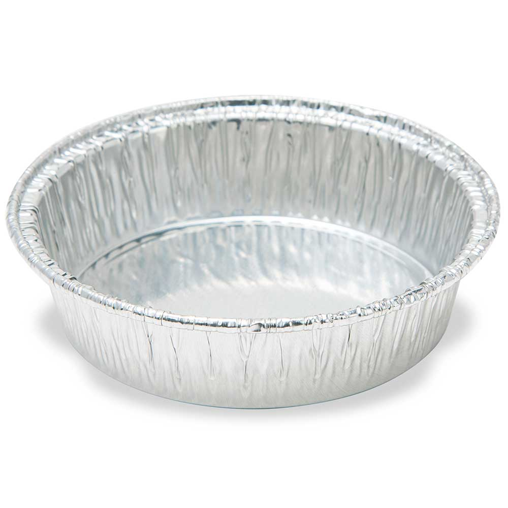 Aluminum Weigh Dish, 70mm OD, 75ml, Crimped Side and Curled Lip - CS/1000