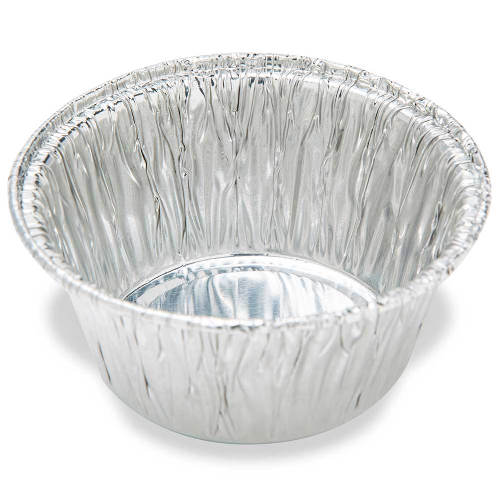 Aluminum Weigh Dish, 70mm OD, 70ml, Crimped Side and Curled Lip - CS/1000