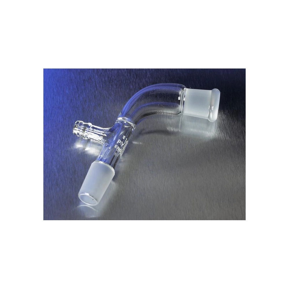 PYREX 105 Angle Vacuum Connecting Adapter with 19/22 Joints