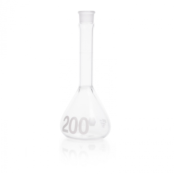 Volumetric Flask, Class A, Heavy Duty, Wide-Mouth, Without Stopper,200ML