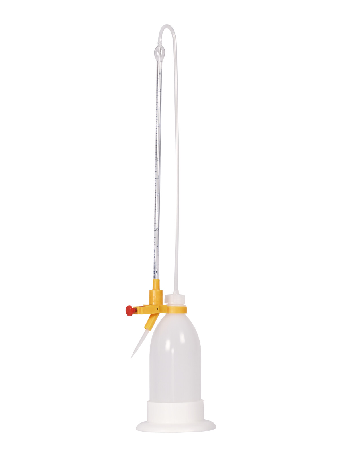 Titrating burette automatic, borosil. glass, 5 ml