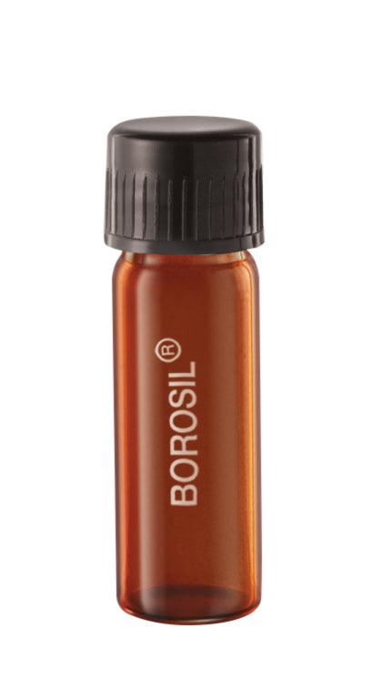 Amber Culture Tubes Media Flat Bottom PP cap with Liner 5 mL
