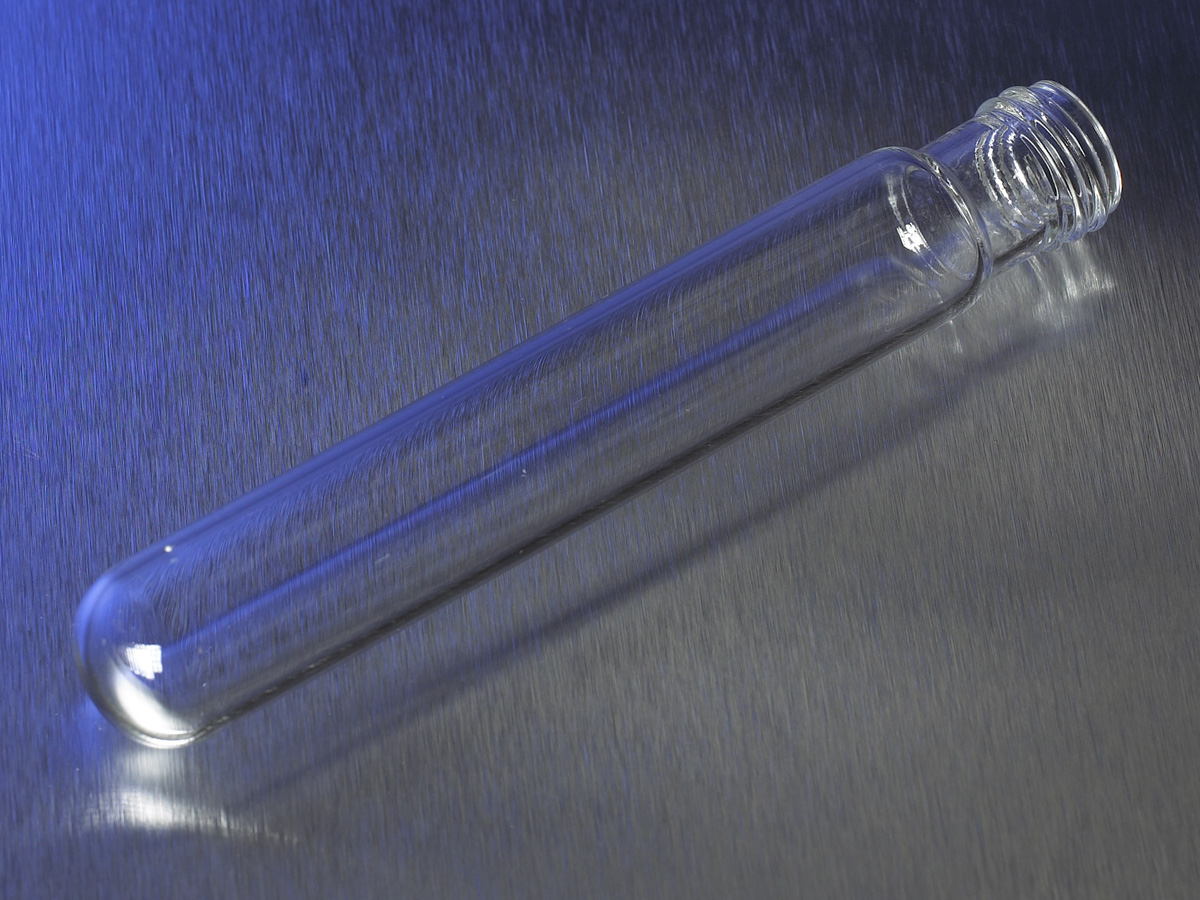 PYREX 16x150mm Disposable Round Bottom Threaded Culture Tubes, Without Marking Spot or Caps, Bulk Pack