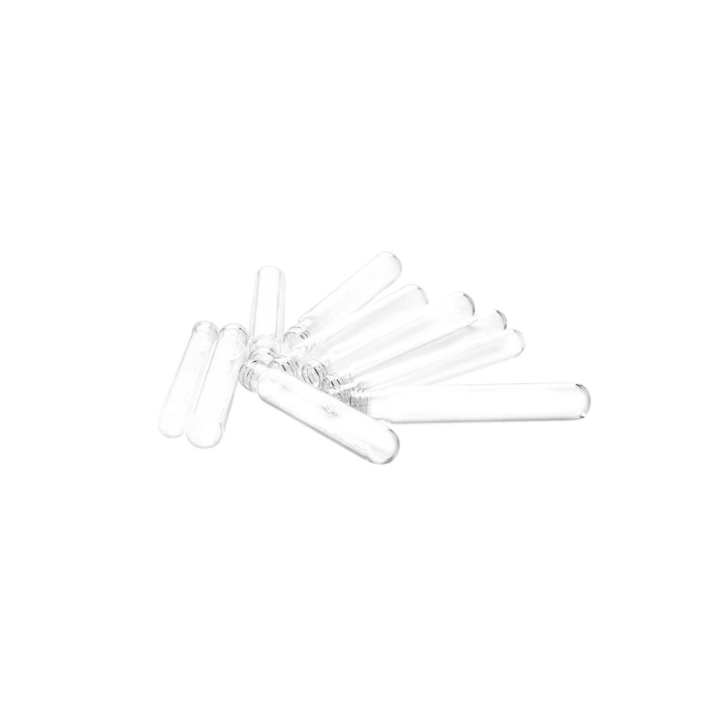 PYREX 13x100mm Disposable Round Bottom Threaded Culture Tubes, Without Marking Spot or Caps, Bulk Pack