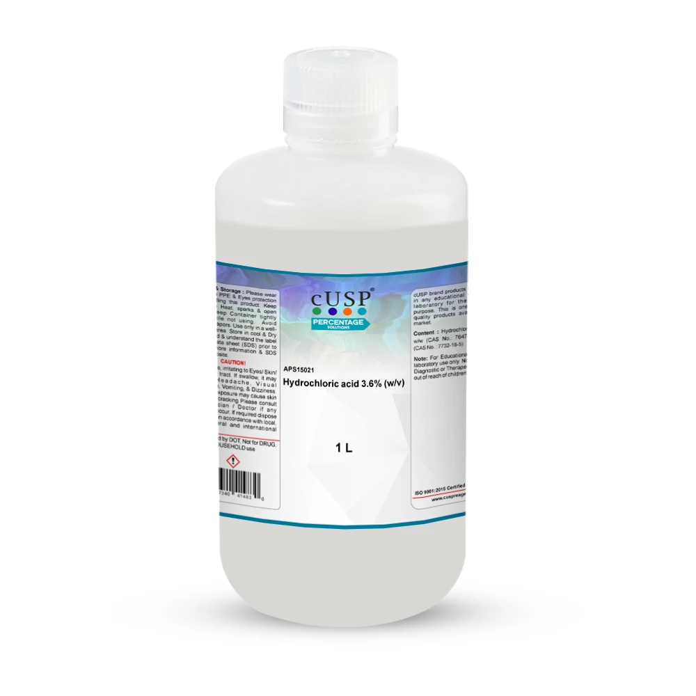 Hydrochloric Acid 3.6% W/V