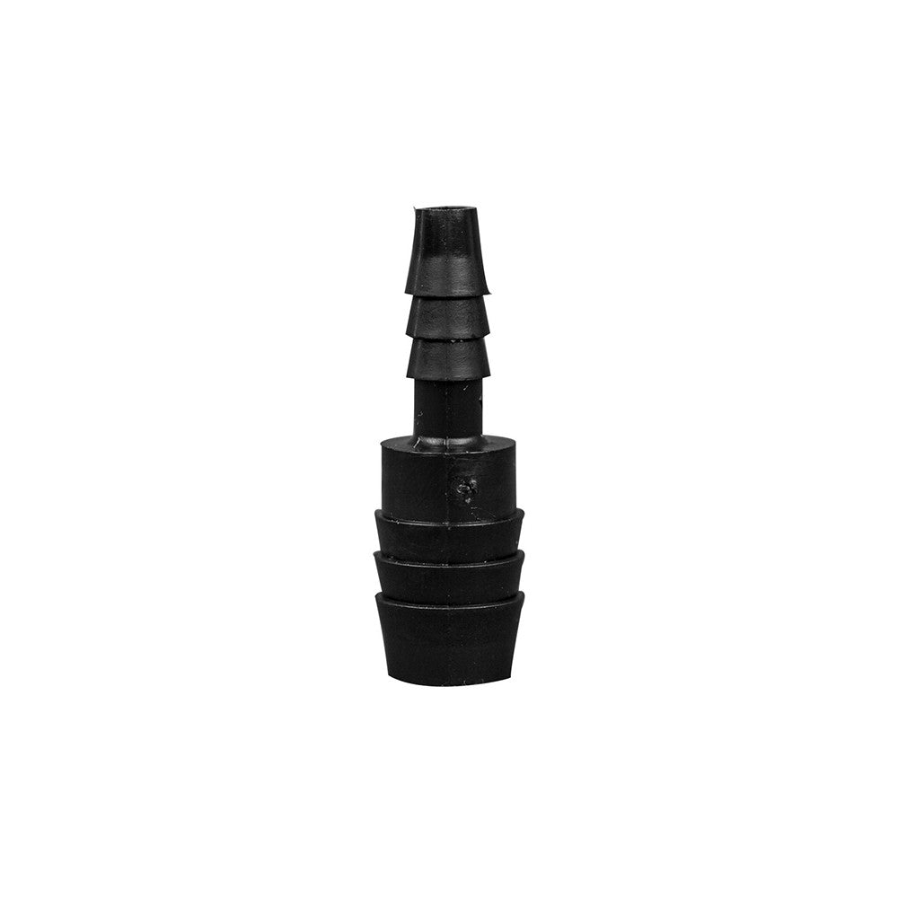 Polyethylene Barbed Union Tube Fittings, Reducing Connector, 1/2 Inch x 3/8 Inch, 100/PK