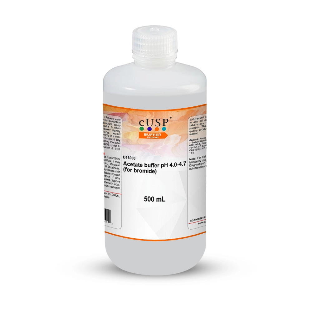 Acetate Buffer pH 4.6-4.7 For Bromide