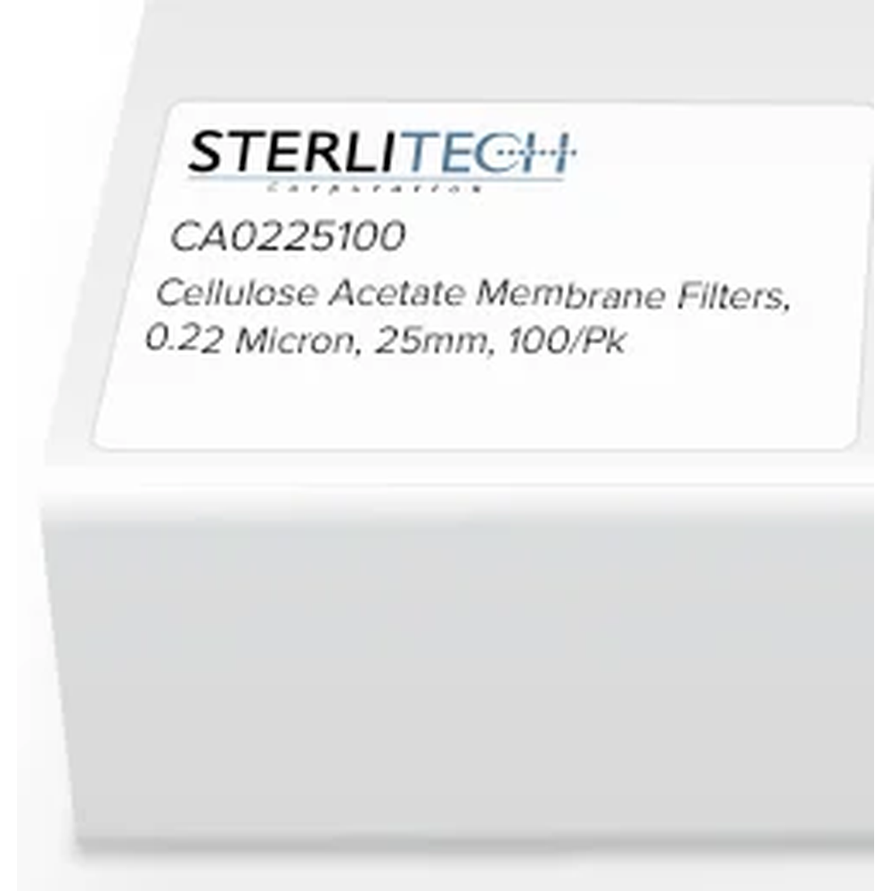 Cellulose Acetate Syringe Filters, Abluo, 0.22 Micron, 25mm, 1000/Pk