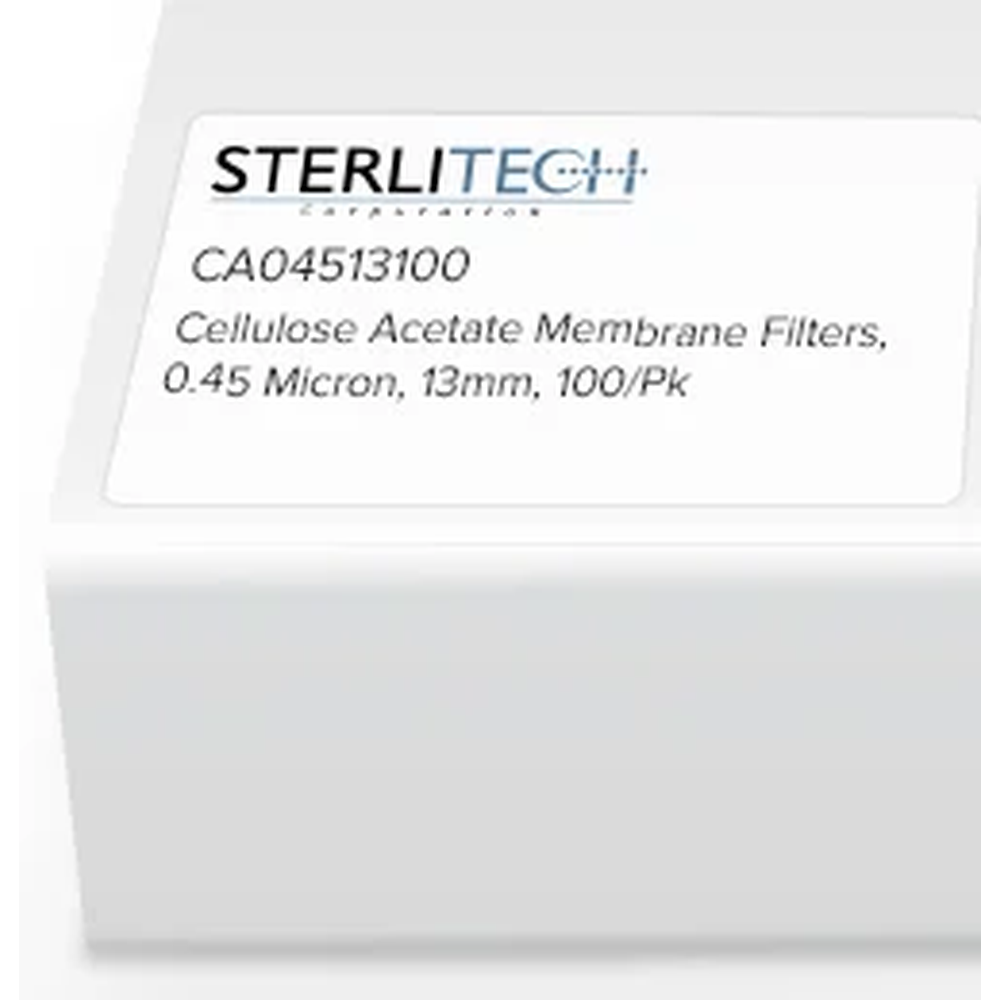 Cellulose Acetate Syringe Filters, Abluo, 0.45 Micron, 13mm, 1000/Pk