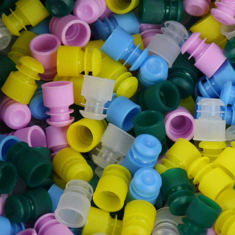 K CT Cap, Flange Plug Cap for CT2 and CR1 Models, 13mm, Black, 1000/Bag