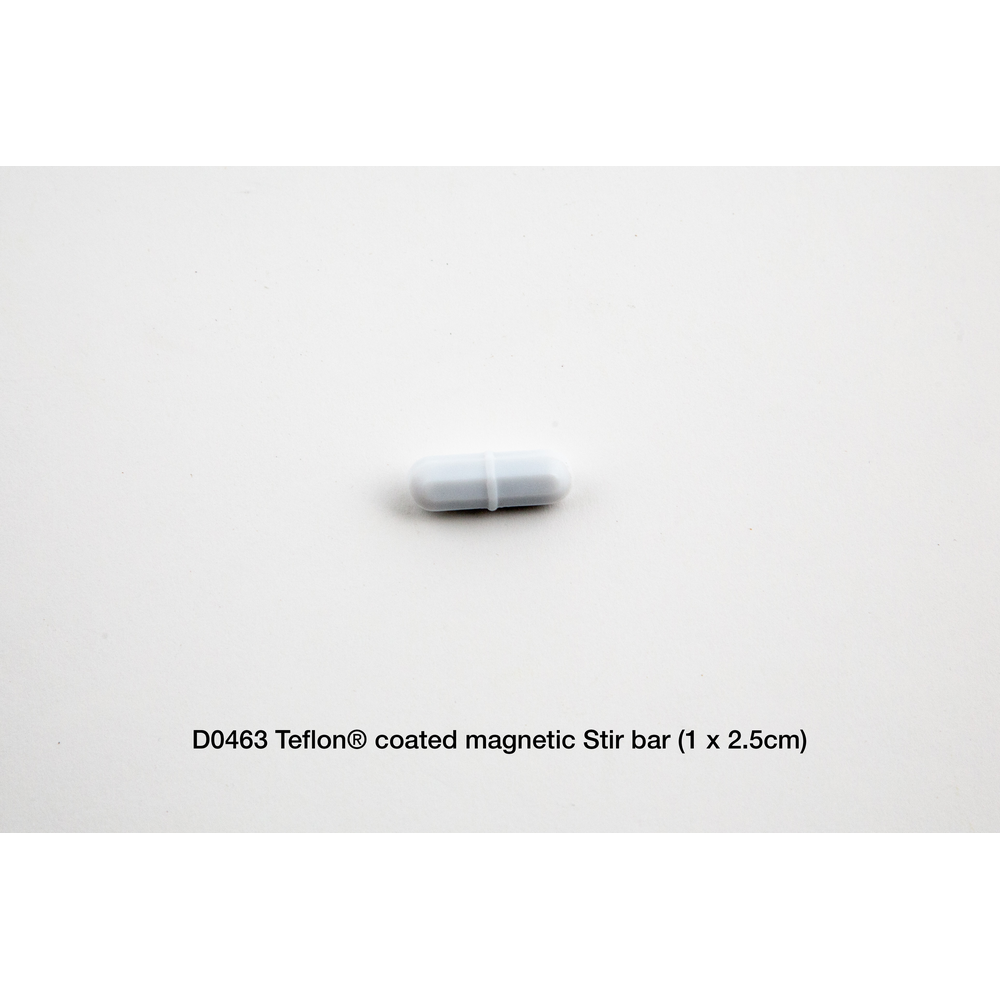PTFE Coated Magnetic Stir Bar, 1X2.5cm,Labnet,1/1