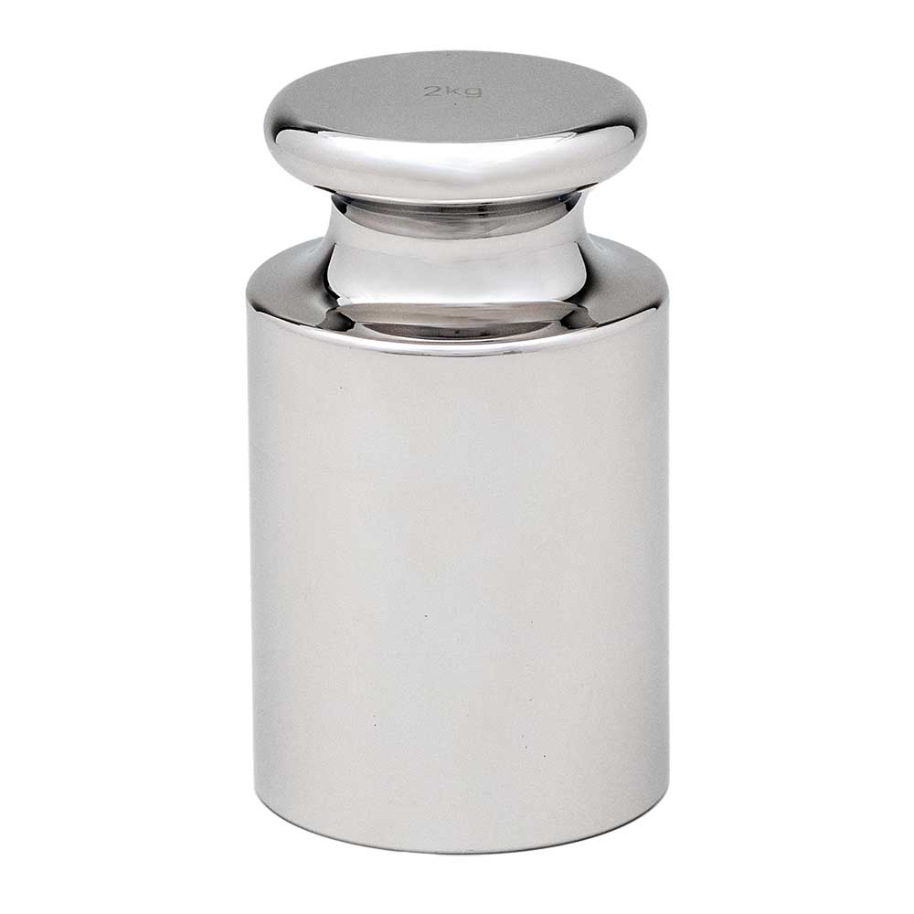 2KG Calibration Weight , 2kg, OIML Class F1, includes Statement of Accuracy
