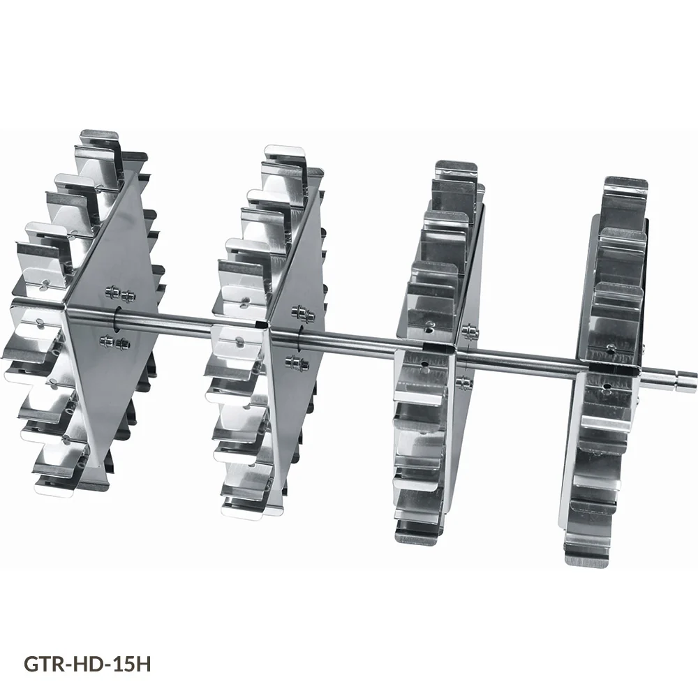 15H Tube Holder for use with GTR-HD Series Tube Rotators, 48 Horizontal Places for 15mL Microcentrifuge Tubes