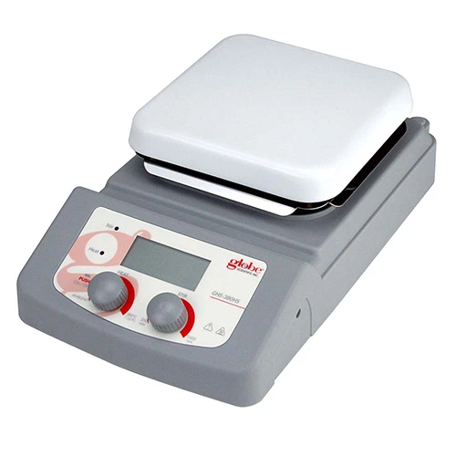 UK-EU Hotplate Stirrer, Digital, 380C Maximum Temperature, 5.5 x 5.5