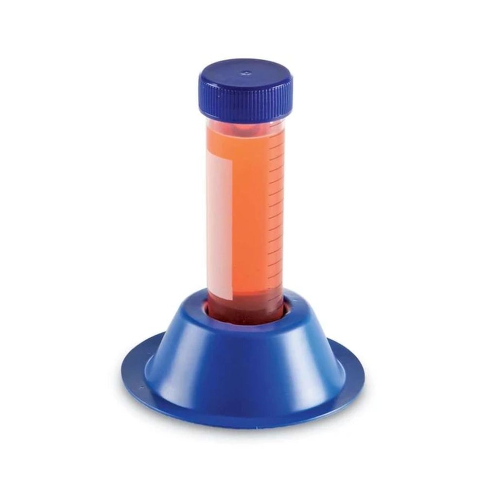 Polystyrene Friction-Fit Tube Rack, Blue