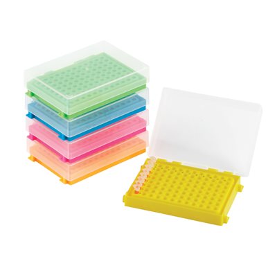 96-Well PCR Tube Rack, Blue