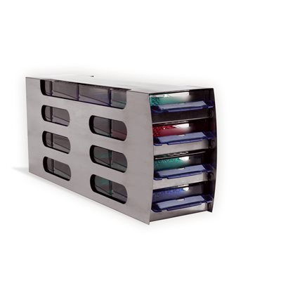 Arctic Squares 4x4 Freezer Rack, Stainless Steel, 2", Steel