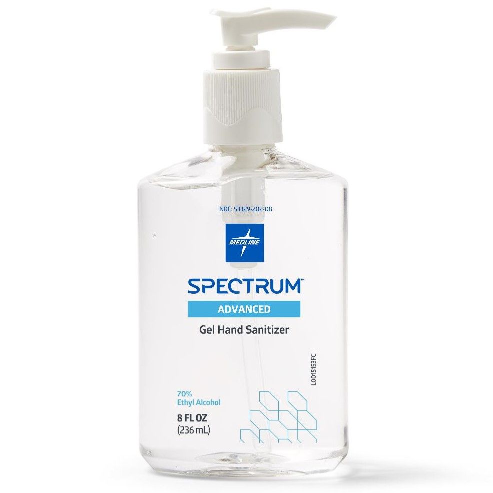 Gel Hand Sanitizer with 70% Ethyl Alcohol, 8 oz