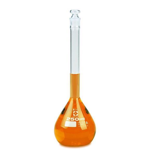 SIBATA VOLUMETRIC FLASKS, GLASS STOPPER – 25mL - Pack 6