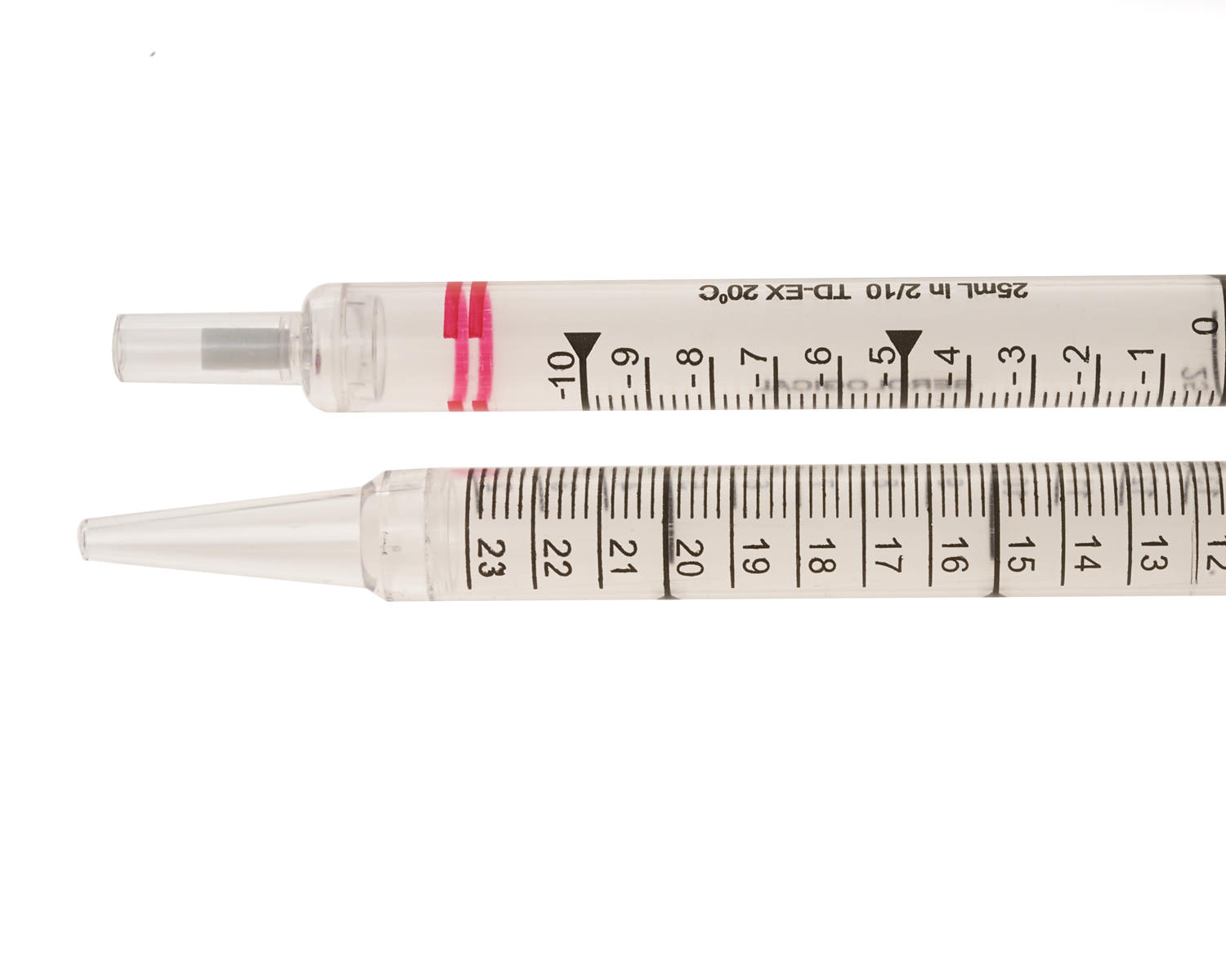 25mL Pipet, Bulk Packed in Bags, Sterile