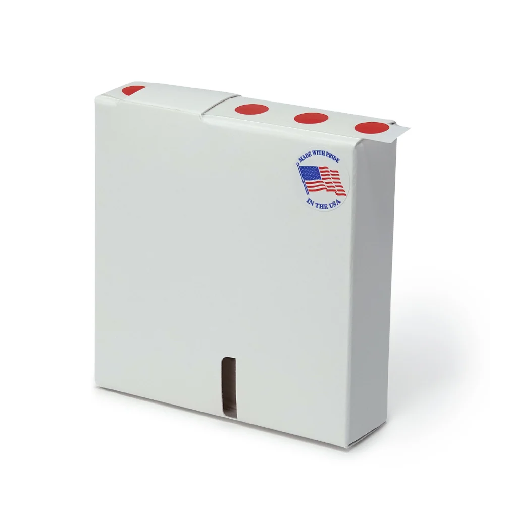 Label Rolls, Cryo, 13mm Dots, for 1.5-2mL Tubes, Red