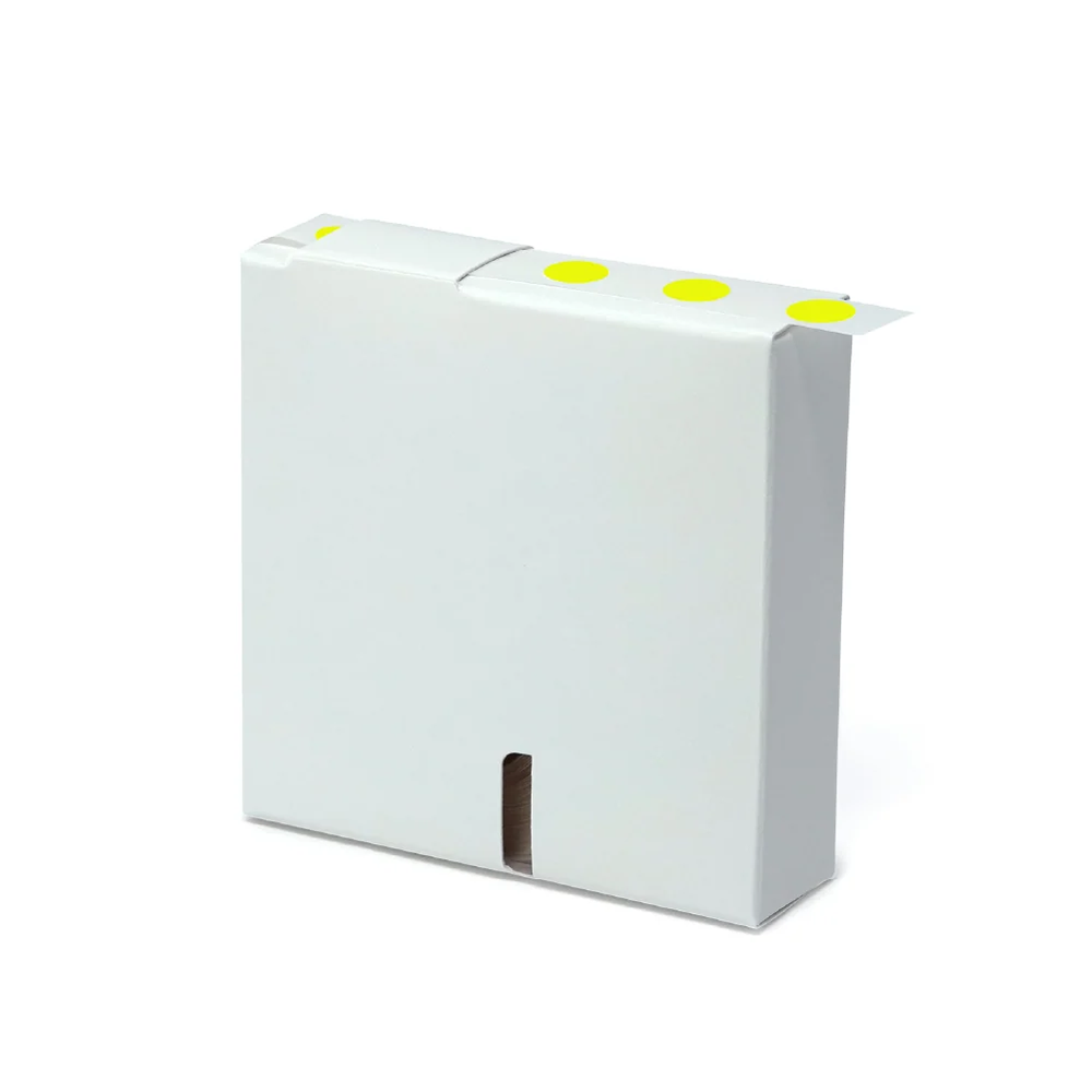 Label Rolls, Cryo, 13mm Dots, for 1.5-2mL Tubes, Yellow