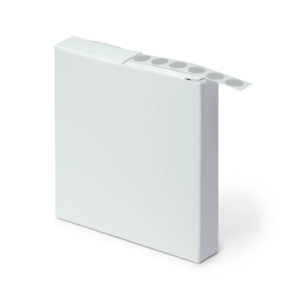 Label Rolls, Cryo, 9.5mm Dots, for 0.5-1.5mL Tubes, Silver