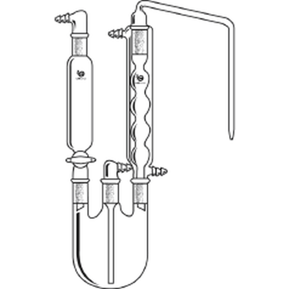 ADAPTER,INLET,W/BUBBLER TUBE,24/40