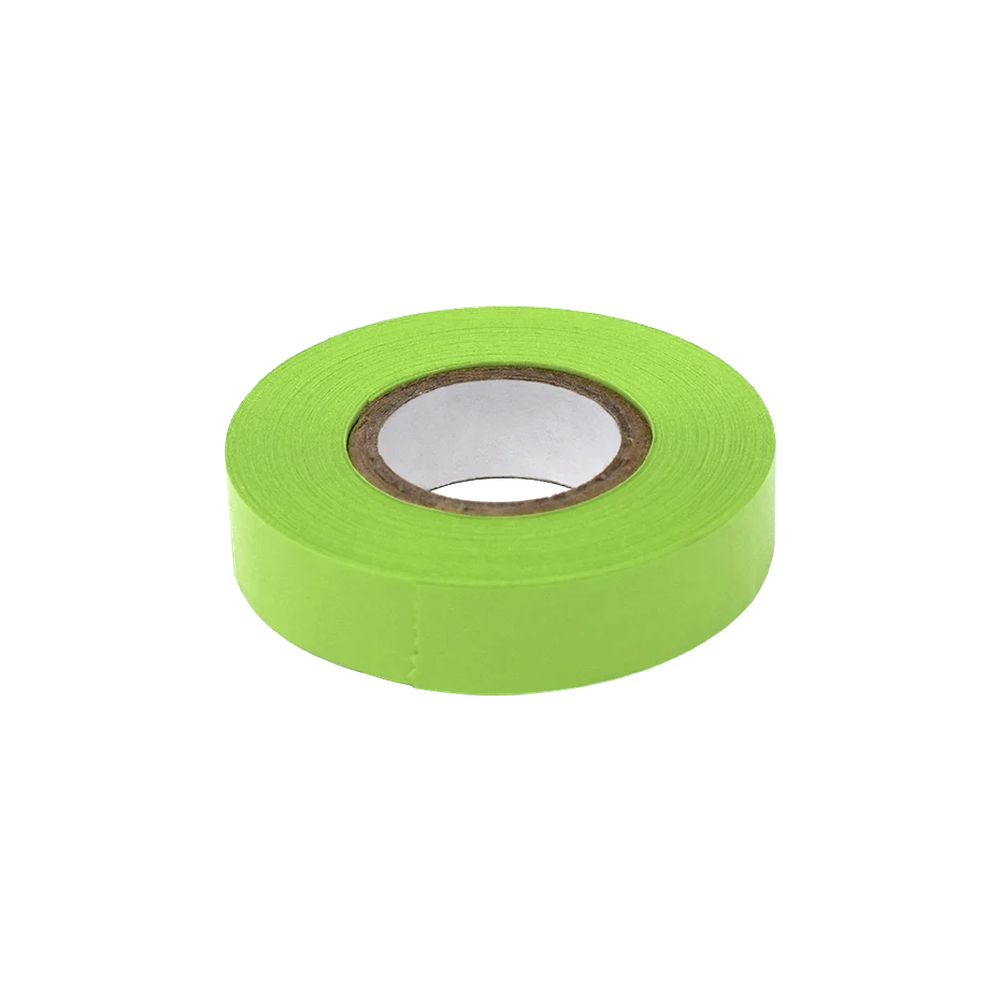 Labeling Tape, 1/2" x 500" per Roll, 6 Rolls/Box, Lime - CS/24