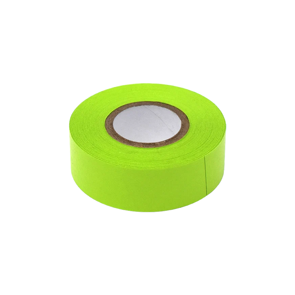 Labeling Tape, 3/4" x 500" per Roll, 4 Rolls/Box, Chartreuse