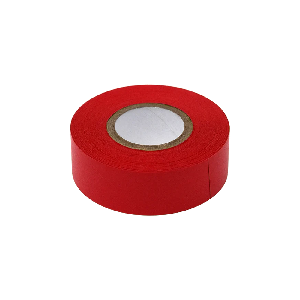 Labeling Tape, 3/4" x 500" per Roll, 4 Rolls/Box, Red - CS/16