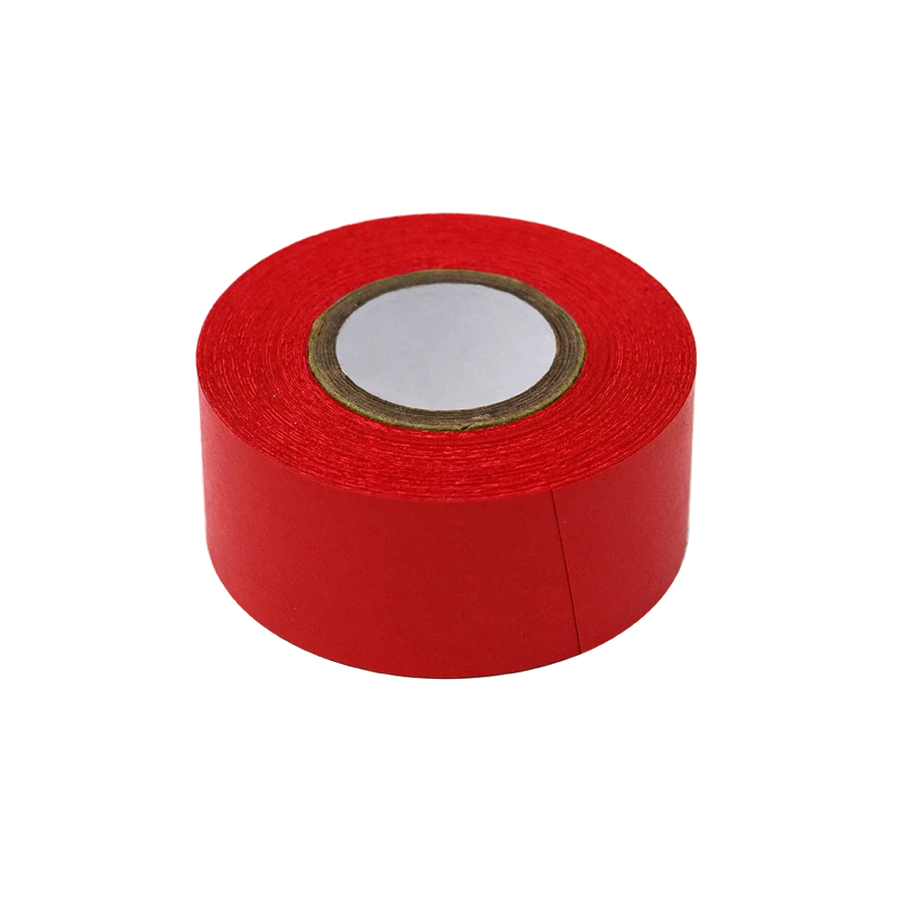 Labeling Tape, 1" x 500" per Roll, 3 Rolls/Box, Red - CS/12