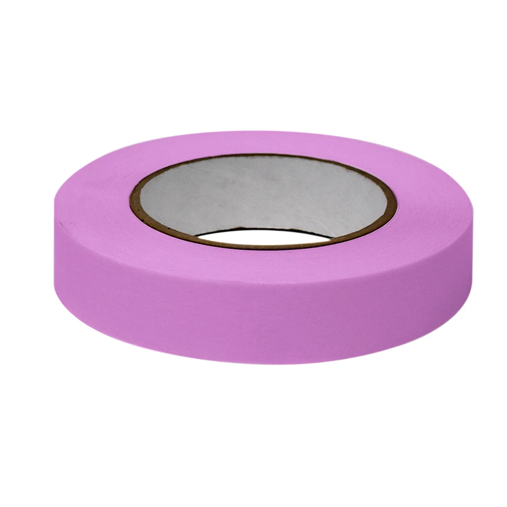 Labeling Tape, 1" x 60yd per Roll, 3 Rolls/Case, Magenta