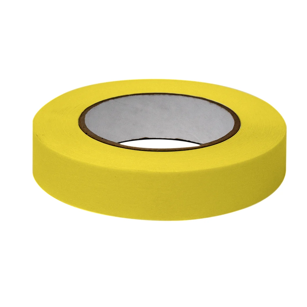Labeling Tape, 1" x 60yd per Roll, 3 Rolls/Case, Yellow