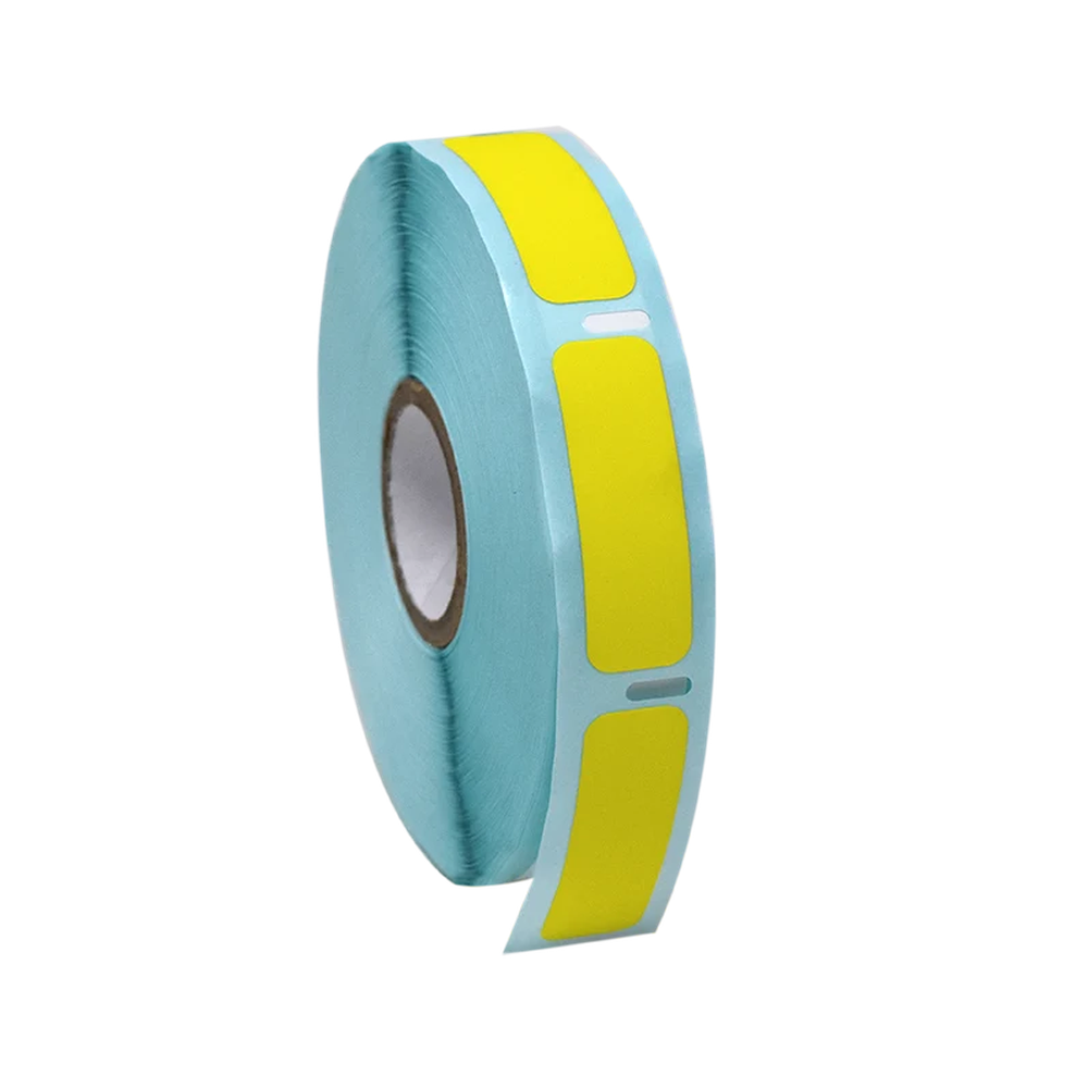 Label Roll, Cryo, Direct Thermal, 38x13mm, for Cryogenic Vials, Yellow