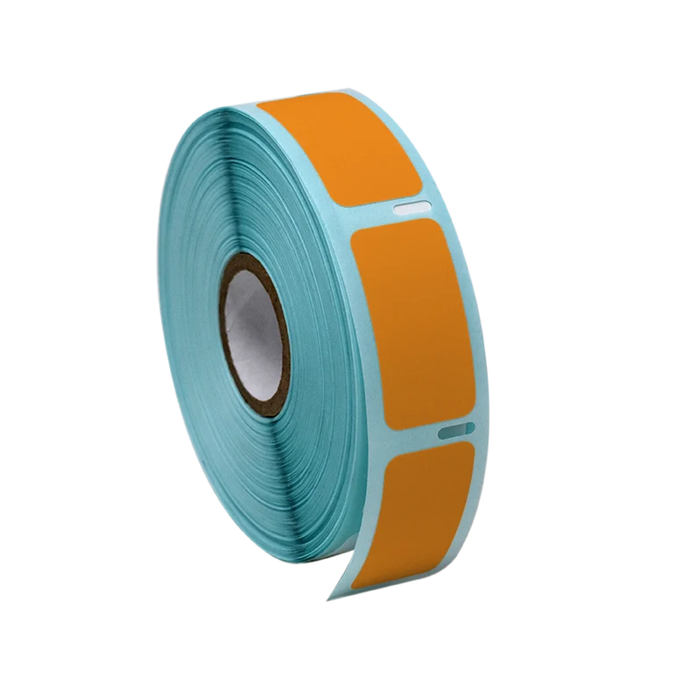 Label Roll, Cryo, Direct Thermal, 38x19mm, for Large Vials and Tubes, Orange