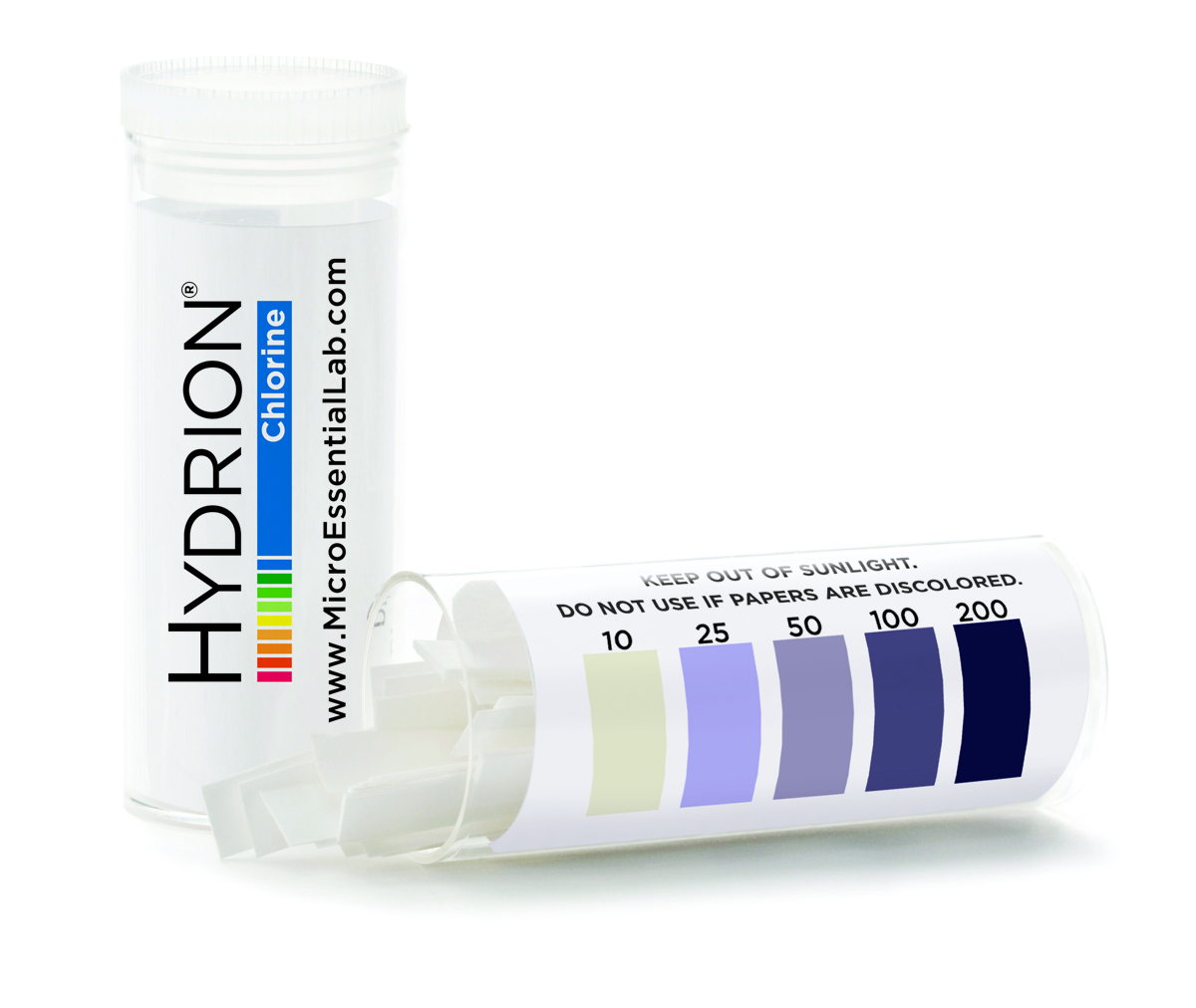 Hydrion Chlorine 0-200PPM 200PK, Carton10