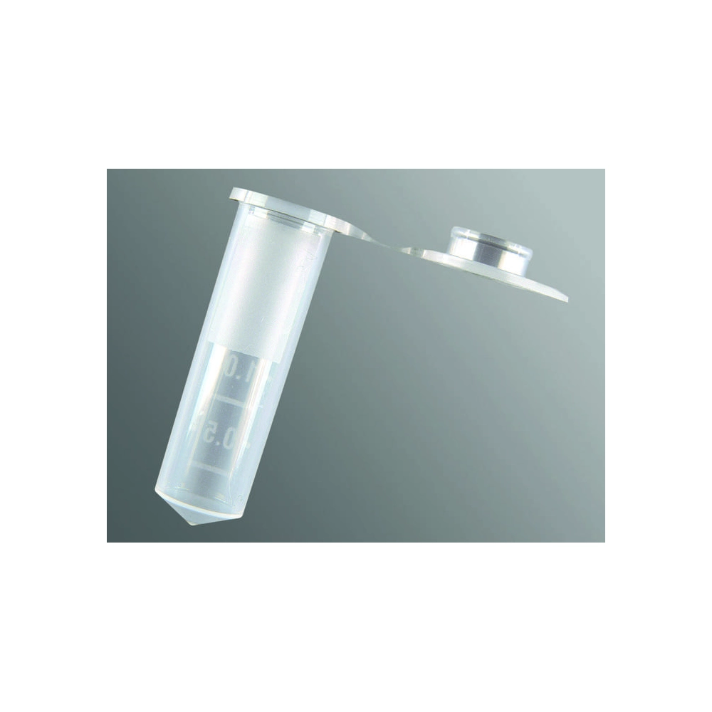 Axygen 2.0mL MaxyClear Snaplock Microcentrifuge Tube, Polypropylene, Yellow, Non-Sterile, 500 Tubes/Pack, 10 Packs/Case.