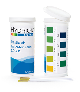 Hydrion Spectral 5.0-9.0 Plastic pH Strip, Carton/6